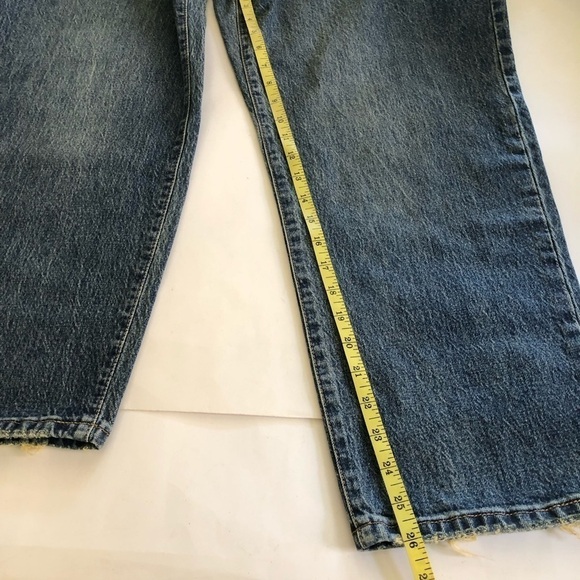 Ingrid & Isabel Maternity Over Belly Cropped Vintage Straight Jeans Size 8 - Picture 15 of 16